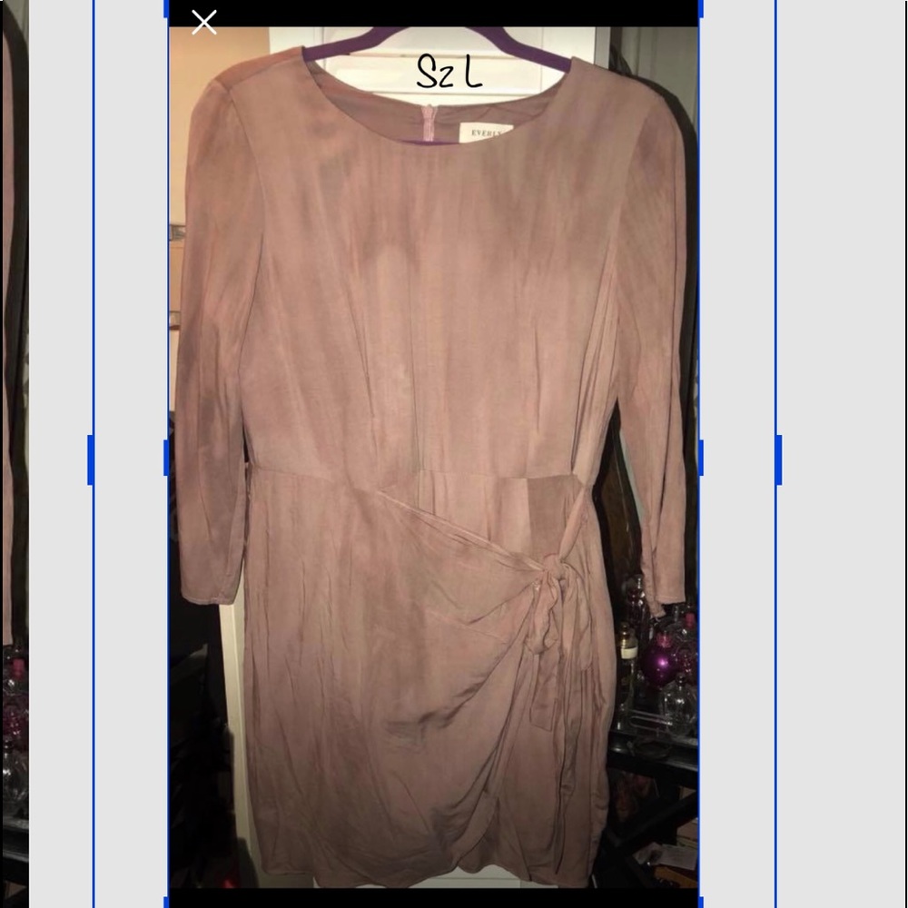 SOLD* NWT. Brown/Tan Dress. Sz L.